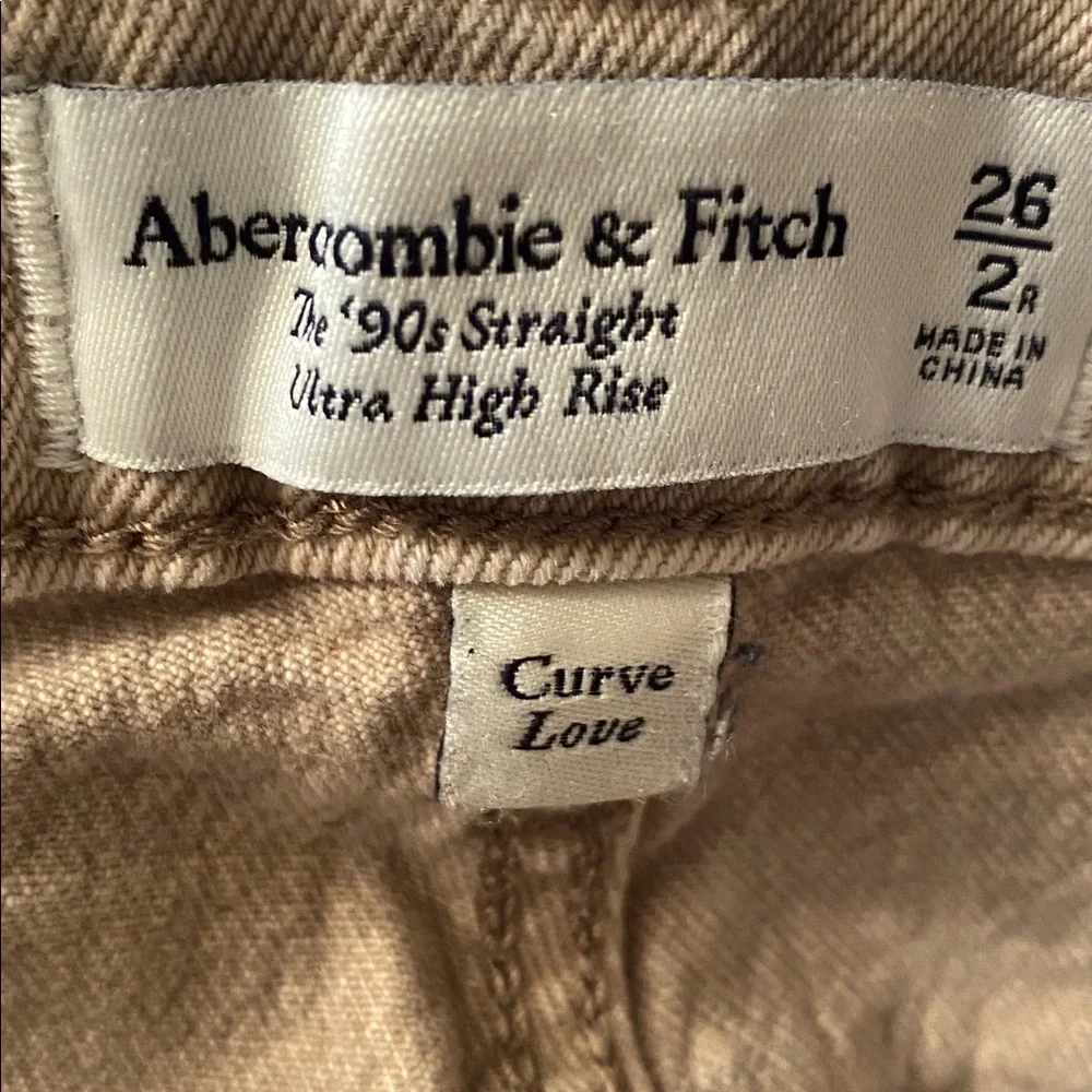 Abercrombie & Fitch 90’s Ultra High Rise Straight Leg Jeans - Picture 8 of 8